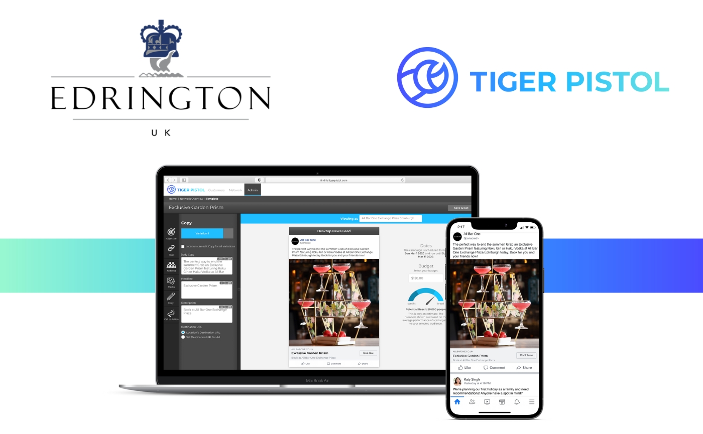 Edrington partners with Tiger Pistol for Brand Control and Advanced Analytics