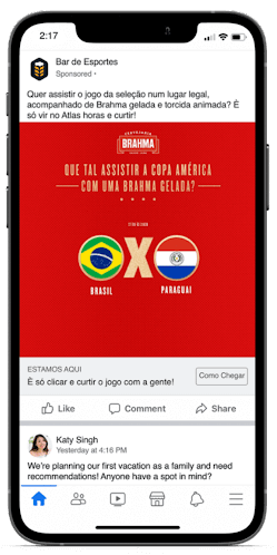 Copa America Mobile Mockup